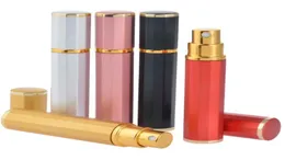 8ml Butelki perfum pryzmatyczne aluminiowa butelka do napełniania mini Scentbottle Perfume Atomizer Pusta butelka butelka do sprayu Butelka 2794025