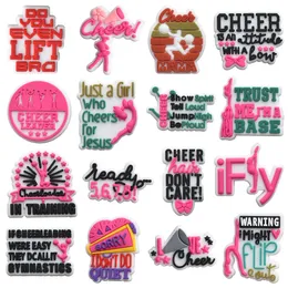 Wholwsale Cheer Leader Croc Charms for Shoe Buckcle Decoration Party Prezent