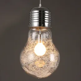 Grande lampadina luce semplice lampade a pendente luci a ciondolo a pendente diagnello da 30 cm latte bianco colore e27 ll