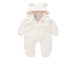 Infant Neugeborenes Baby Kleidung Kunstpelzmantel Strampler Für Mädchen Jungen Bär Winter Warmer Dicker Schneeanzug Mit Kapuze Verdickter Mantel Overall 202632311