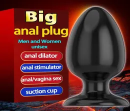 Erkekler ve Kadın Dilator Big Butt Fiş Büyük Emme Bardağı Fişleri Yetişkin Unisex Seks Oyuncakları Kadın Anal Topları Buttplug y1907148960009