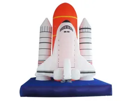 Outdoor -Aktivitäten 4m hoher Riese aufblasbarer Raumschiff -Space -Shuttle -Raketenmodell für Werbung6672452