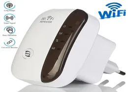 Roteadores sem fio Wifi Repetidor Extensor de alcance Amplificador de sinal do roteador 300Mbps 24G Booster Ultraboost Access Point Networking Co5200934