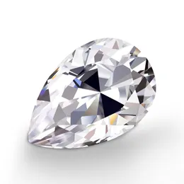 0 1ct-6 0ct1 5 3mm-10 14 mm taglio a pera con certificato d f color vvs chiarezza moissanite pietra 3ex taglio diamante sciolto per impostazione269v