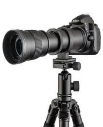 420800mm F8316 Obiettivo Super Telepo Obiettivo zoom manuale T2 Anello adattatore per fotocamere DSLR Canon 5D6D60D Nikon Sony Pentax7949900