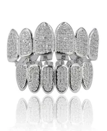 Enkele tand grill Diamant Bretels Vampier Tanden Hip Hop Persoonlijkheid Fangs Tanden Goud Zilver Tanden Dames Tandheelkundige Grills Sieraden655075498