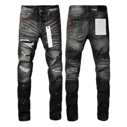 2023SS Designer Jeans Men's Pants staplade ksubi tårar high street märke lapp hål denim rak ben mode street siden silke