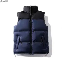 男性のベストコットンウエストコートデザイナーベストメンズ女性のノースリーブ冬のジャケットパッファー秋のカジュアルコートベストは暖かいコートを保ちます