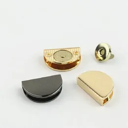 10pcslot Bagaj Çanta Donanım Aksesuarları Messenger Çantası Yarı Diryali Manyetik Düğme Kilit Dekoratif Toka 231227