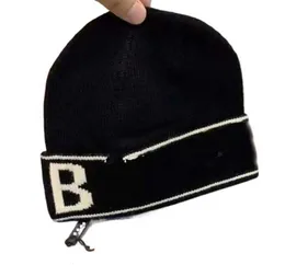 Beanieskull Caps Beanieskull Caps Beanieskull Caps Classic Letter Knittade Beanie Caps för män Kvinnor Autumn Winter Warm Thick Wool Embroidery Cold Hat Par Street