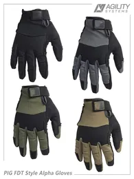 PIG FDT Style Tactical Gloves for outdoor camping riding Breathable lightweight non slip touch screen 231227