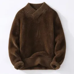 Maglione da uomo Autunno 2023 Nuovo maglione caldo di moda da uomo Maglione stile giovanile da uomo Primavera Pullover di lana M-3XL MY1080 231228