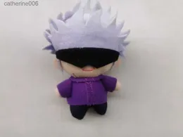 Doldurulmuş Peluş Hayvanlar 10cm Anime Jujutsu Kaisen Peluş Gojo Satoru Fushiguro Megumi Itadori Yuji Mini Peluş Yumuşak Dolgulu Oyuncak Bebek Kolye Anahtarı Hediye 231228