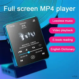 Lettori MP3 MP4 Lettura automatica ad alta voce Lettore full touch Lettore Mp3 Mp4 da 3,5 mm Mini-gioco Lettore Mp5 Touch screen completo da 2,5 pollici Walkman per studenti
