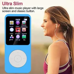MP3 MP4-spelare 1,8 tum färgskärm MP3 MP4 Musikspelare Inbyggd högtalare E-bok Walkman Bluetooth-kompatibel 5.0 Audio Recorder för Windows 8