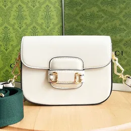 зеркальное качество белого цвета Дизайнерская сумка-седло 1955 года винтажная роскошная сумка Сумка-клатч через плечо для женщин Мужская кожаная спортивная сумка-конверт Сумки на плечо