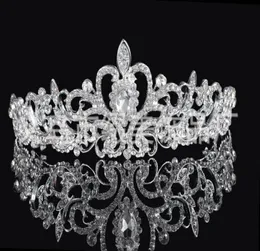 Birdal Crowns Neue Stirnbänder Haarbänder Kopfschmuck Brautschmuck Hochzeit Accessoires Silberne Kristalle Strass Perlen HT067620902