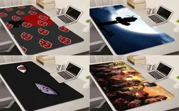 Mouse pad acessórios para jogos gabinete gamer teclado anime tapete de mesa antiderrapante laptop mousepad kakashi gaara sasuke design a3825737
