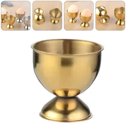 Dinnerware Sets 2 Pcs S Glass Egg Tray Mini Glasses Breakfast Cup Stainless Steel Storage Holder