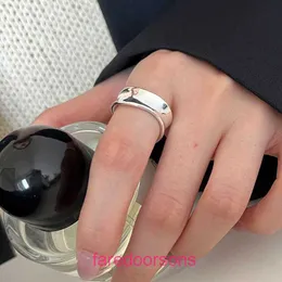 Tifannissm Classic Designer Bransoletka dla mężczyzn i kobiet nieregularna pierścień falowa S925 na całym Pure Silver Bright Open Transmisja J0365A z oryginalnym pudełkiem