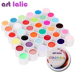 Set di gel UV da 36 colori Decorazione di colore di copertura pura per suggerimenti per nail art Estensione manicure Strumenti fai da te 231227