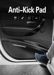 För BMW -klistermärken E90 F30 F10 F07 F20 F25 F26 F15 F16 E84 F48 X1 X3 X5 CAR Antikick Pad Carbon Fiber PVC Door Protection F36718643