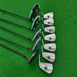 Herren Golfschläger New Ichiro Original Set Driver+Fairwayholz+Ut+Eisen+Putter Graphitschaft Autoflex Blau/Gelb/Rosa