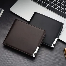 Wallets Portable Card Bag Ultra-thin ID Holder Business Case Male Purses Mini Coin Purse Money Clips Men Wallet
