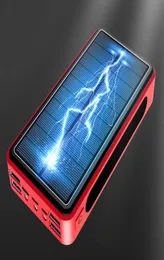 New Solar Power Bank 90000mAh Charger Solar Charger 4 USB Ports Offrict Charger Bank مع LED Light2881440