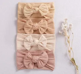 Haarschmuck 32 teile/los Weiche Zopfmuster Baby Nylon Stirnbänder Top Knoten Breite Turban Kopf Wraps Kinder Mädchen2058606