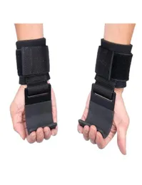 2PCS Gewichtheben Haken Grip Handgelenk Riemen Handschuh Gewichtheben Krafttraining Gym Fitness Hook1379899