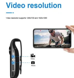 Epacket Mini Camcorders 1080p Câmera Full HD Video Video Video Recorder Dashcam Cam Body H264 Câmera pequena angular de câmera pequena 3254917