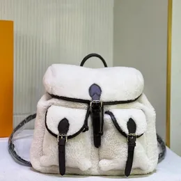 Designer lã de mochila letras de moda mais recentes pacote de inverno bolsas de transferência bolsas de cordas de tração bolsas de grande capacidade bolsas de armazenamento sacos de armazenamento