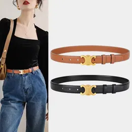 Lyxdesignbälte för kvinnor designer bälten kvinnor 3.0 cm bredd ceinture luxe cintura brons ceiines spänne äkta läder hög kvalitet med låda