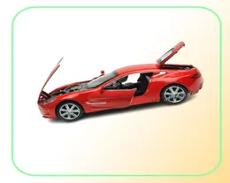 132 Skala Alloy Metal Diecast Car Model för Aston Martin One77 Collection Model Dra tillbaka Toys Car With Soundlight5627133