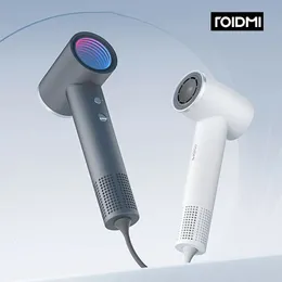 Secador de cabelo roidmi miro secador acessível alta velocidade 65ms fluxo de ar rápido ruído ruído controle de temperatura inteligente 20 milhões de íons negativos 231208