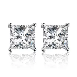 Ice Cut Diamond S925 Sterling Silver Soleste Designer Studörhängen för kvinnor Lyxvarumärke Bokstäver Söta ol Engagement Elegant Charm Ear Rings Earring smycken