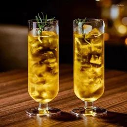 Weingläser kreativer Cocktailbecher japanischer Collin Cups Kurzer, gerade Long Drink Highball