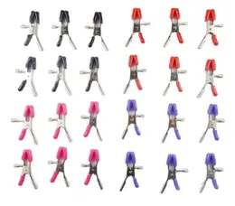 Masaż regulowane metalowe klipy piersiowe ze stali nierdzewnej Sutki Zacisk niewolnika zabawki seksualne dorośli gry dla kobiet zabawki seksualne Wholle3509267