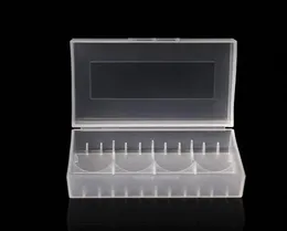 2021 Estuches transparentes de plástico portátil para batería Estuche de batería transparente para baterías 18650 18350 DHL 9276740