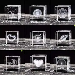 ثلاثي الأبعاد من أمطار الأمطار الكريستالية حليبي منحوتة على شكل شمسي على شكل قلب على شكل قلب هدية سحابة القمر.