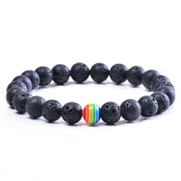 Aktualizacja z koralikami Rainbow Natural Stone Bead Strass Bransoletka Tiger Ey