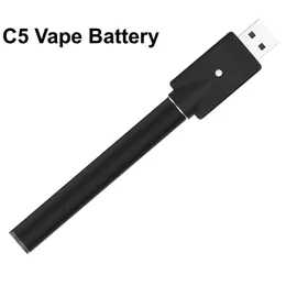 E CIG VAPE Battery USB CABLE LARGARE BOTTOMBEDLADD 345 MAH 510 Tråd Atomizers Catroner Ecigarette Vaporizer Pen Batterier