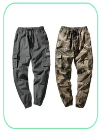 Joggers Cargo Pants Men Harem Multipcoceconde Manuflage Man Cotton Sweatwants Streetwear повседневная плюс брюки M7XL3516292