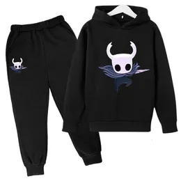 game Hollow Knight kids Hoodies children Fashion Personality Anime Hoodie Harajuku Sweatshirts boy hoodie sets 231227