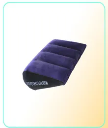 Uppblåsbar sexkudde möbler kroppsstödkuddar triangel kärlek position Använd luftblåsning Kudde Par Bäddkuddar231q6766598
