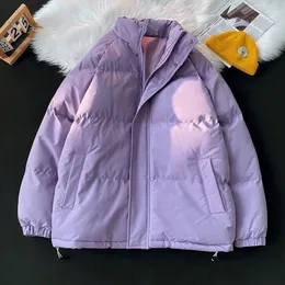 Abrigos de trinchera para mujer Parkas de invierno legibles Mujeres Casual Sólido Acolchado Chaquetas Femenina Cálida Mujer suelta