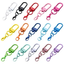 Ganci Rotaie Chiusura a moschettone Portachiavi con fermagli Matel per creazione di gioielli fai da te Fibbia per cani Accessori per braccialetti al collo Lx4888 Dro Dhfrk