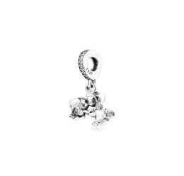 Coppia sposata penzolare perle originali per gioielli che producono 925 gioielli in argento sterling in forma di braccialetti fai da te per donne GI3703330