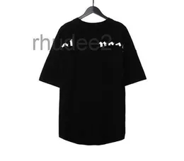 Palms Anges Man's T-shirts New Fashion Brand PA Palms/Angels Teddy Bear Short Sleeve Cotton Oversize Loose T-shirt för män eller kvinnor 11 L08s